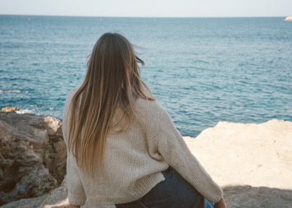 Beach Day Jumper | fluffy soft summer sweater from Le Coton & Alpaca by Biches & Bûches