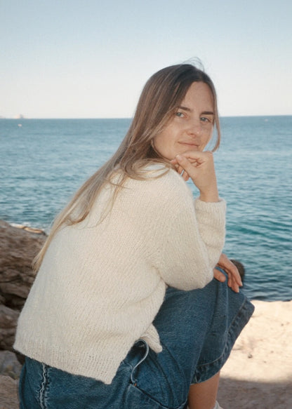 Beach Day Jumper | fluffy soft summer sweater from Le Coton & Alpaca by Biches & Bûches