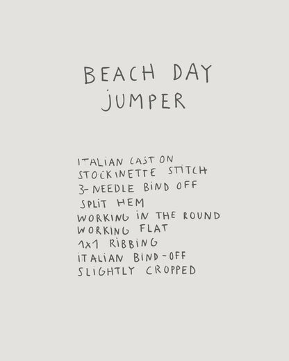 Beach Day Jumper | fluffy soft summer sweater from Le Coton & Alpaca by Biches & Bûches
