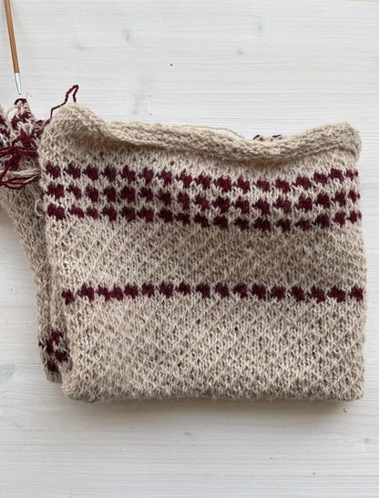 Morning Dust Scarf | enchanting cloth made from Le Petit Lambswool by Biches & Bûches