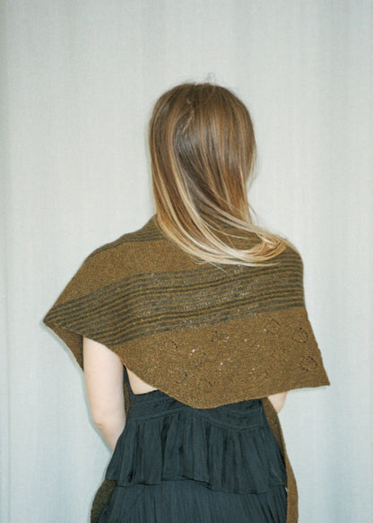 Tuch No. 76 | feine Streifen aus Le Petit Silk Mohair und Le Petit Lambswool