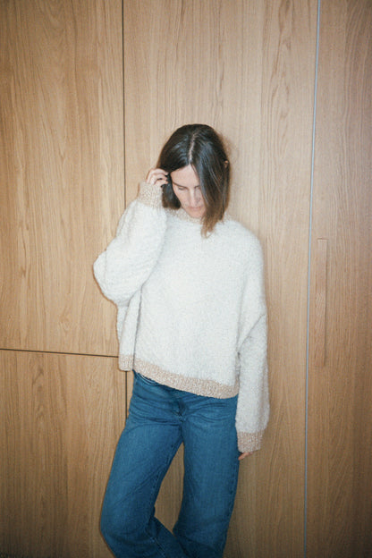Sweater No. 77 | zauberhaftes Muster aus Le Coton & Alpaca von Biches & Bûches