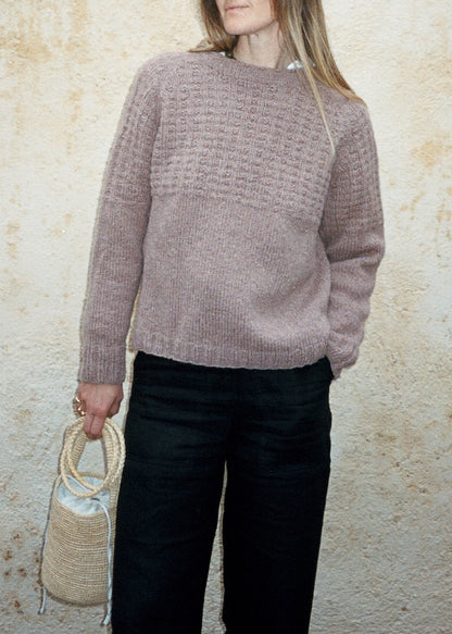 Sweater No. 79 | afslappet strukturmønster i Le Lambswool fra Biches & Bûches