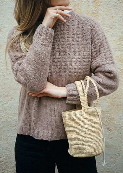 Sweater No. 79 | afslappet strukturmønster i Le Lambswool fra Biches & Bûches