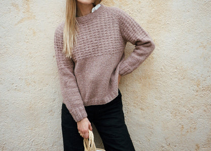 Sweater No. 79 | afslappet strukturmønster i Le Lambswool fra Biches & Bûches