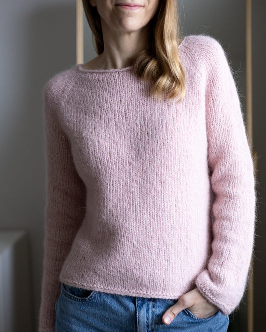 Slow Morning Sweater | pull basique décontracté en Halaus de Novita
