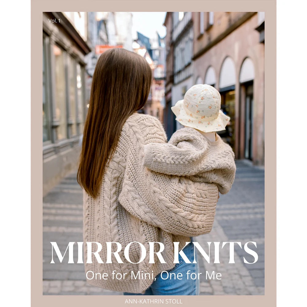 Mirror Knits - One for Mini, one for Me | partner knitting for mom and baby