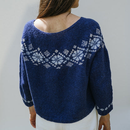 Sweater No. 74 | klassisk delikat mønster i Le Petit Lambswool fra Biches & Buches