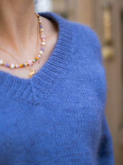 Comfort Zone Sweater | super soft and comfortable made from Alpakka Silke and Tynn Silk Mohair by Sandnes Garn