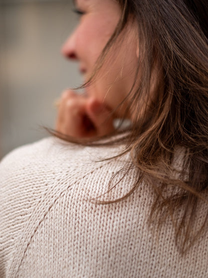 Vanilla Chilla Tee | basique, décontracté, oversize en lin de Sandnes Garn