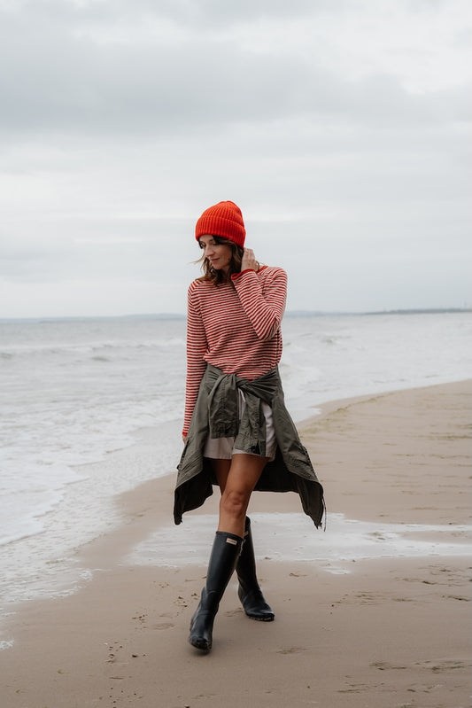 Bonnie Blouse | lässige Streifen aus Bio Balance von BC Garn