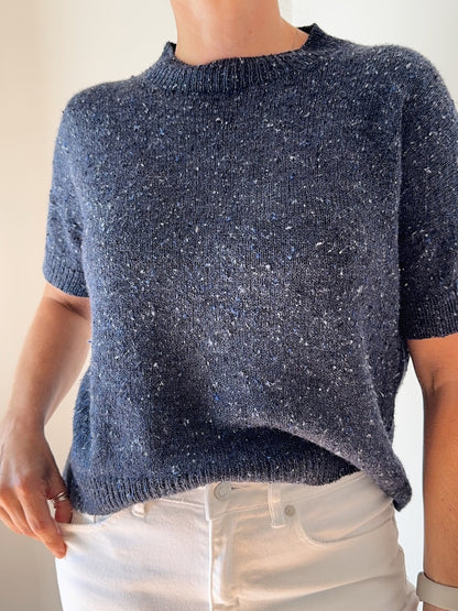Hanuma Shirt | casual basic tee made from Pure Silk by Knitting for Olive