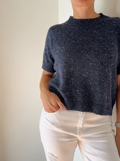 Hanuma Shirt | casual basic tee made from Pure Silk by Knitting for Olive