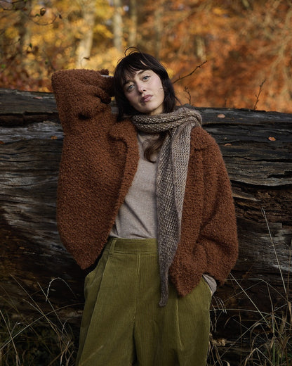 Thit Shawl | delikat struktur fra Wild & Soft og Kid Seta fra Gepard Garn