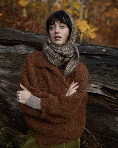 Thit Shawl | delikat struktur fra Wild & Soft og Kid Seta fra Gepard Garn