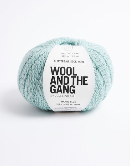 Glitterball Sock Yarn | i Bluefaced Leicester med diskret glans