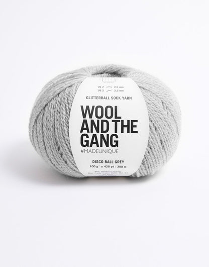 Glitterball Sock Yarn | i Bluefaced Leicester med diskret glans