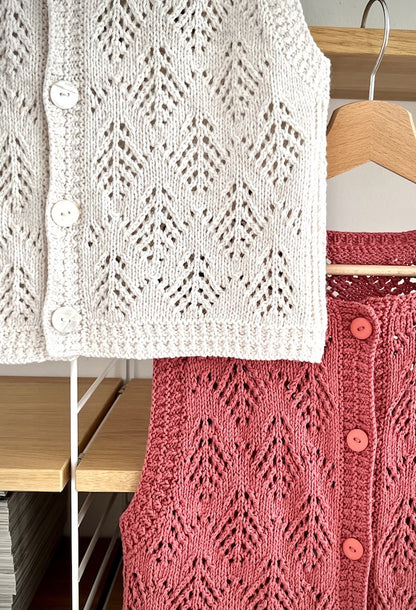 Hey Ho Vest | summery vest made from Line by Sandnes Garn