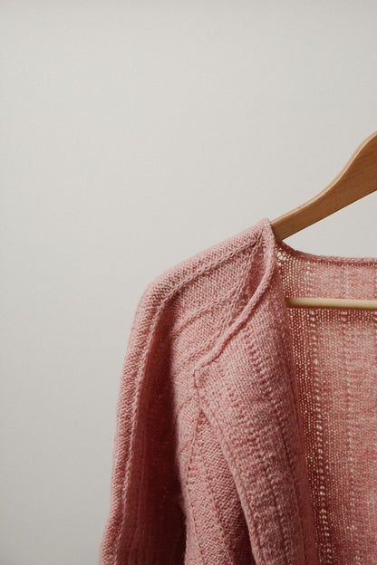 Cardigan No. 11 | Streifenjacke zum Wenden aus Le Petit Lambswool von Biches & Bûches