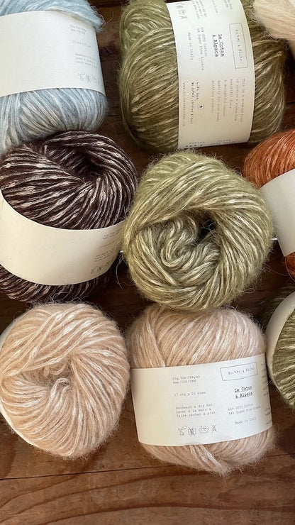 Le Coton & Alpaca | fantastically light dream yarn made from cotton and alpaca