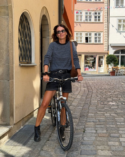 Bonnie Blouse | afslappede striber i økologisk Balance fra BC Garn