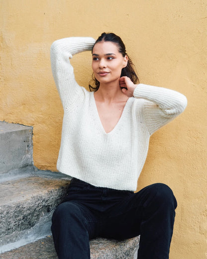 Deep Valley Sweater | kuschelweich im Halbpatent aus Merino und Soft Silk Mohair