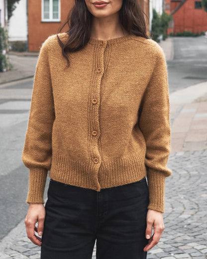 Johanne Cardigan | elegant and basic made of Merino and Soft Silk Mohair