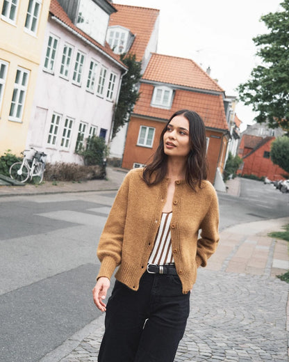 Johanne Cardigan | elegant and basic made of Merino and Soft Silk Mohair