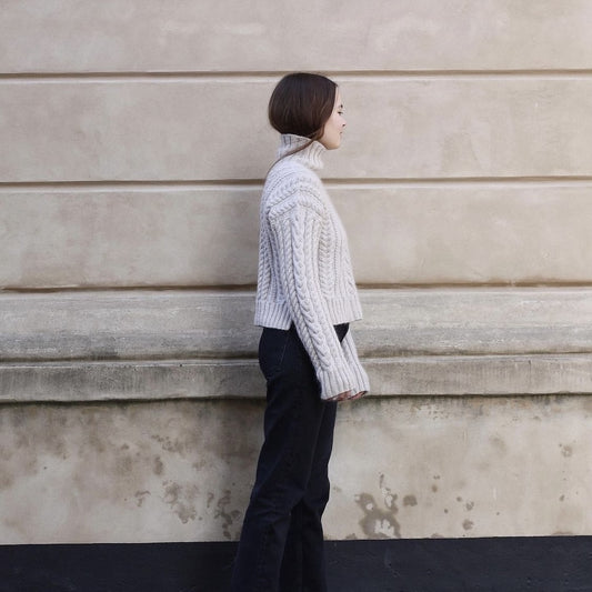 Chunky Cable Sweater (PDF) - Anleitung