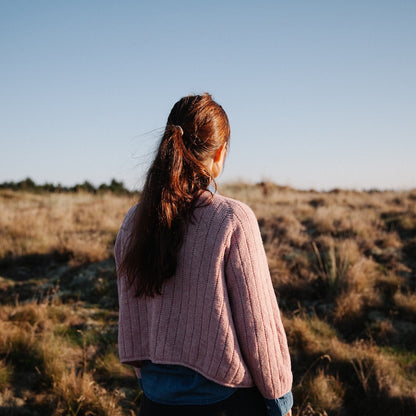 Cardigan No. 11 | Streifenjacke zum Wenden aus Le Petit Lambswool von Biches & Bûches