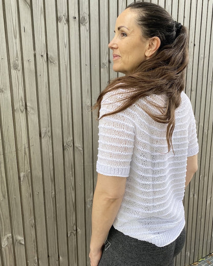 Stribelade Tee | charming stripes from Tynn Line and Line by Sandnes Garn