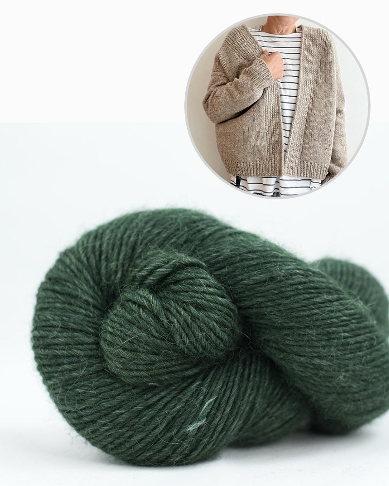 Isabell Kraemer Kallias Cardigan aus Wild Wool brisk