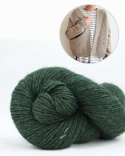 Isabell Kraemer Kallias Cardigan aus Wild Wool brisk