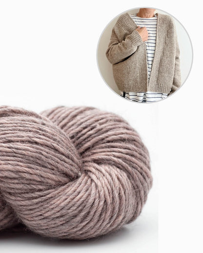 Isabell Kraemer Kallias Cardigan aus Wild Wool dawdle