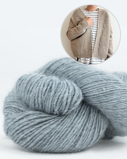 Isabell Kraemer Kallias Cardigan aus Wild Wool meander