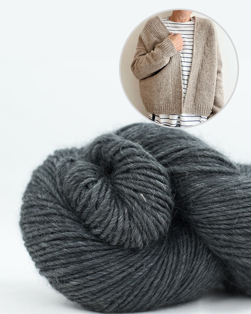 Isabell Kraemer Kallias Cardigan aus Wild Wool traipse