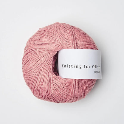 Knitting for Olive Pure Silk Farbe rhubarb juice