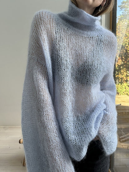 Light Loop High Neck | kevyt ja rento, valmistettu Le Petit Silk & Mohair -langasta, Biches & Bûches