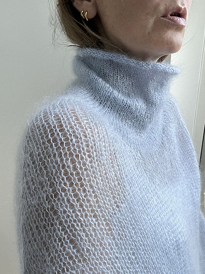 Light Loop High Neck | kevyt ja rento, valmistettu Le Petit Silk & Mohair -langasta, Biches & Bûches