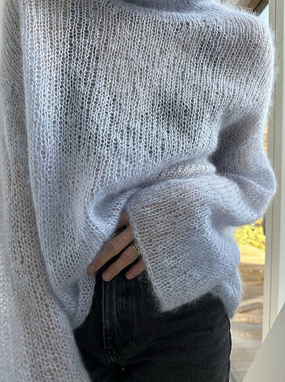 Light Loop High Neck | kevyt ja rento, valmistettu Le Petit Silk & Mohair -langasta, Biches & Bûches