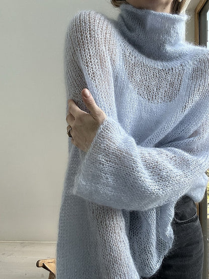 Light Loop High Neck | kevyt ja rento, valmistettu Le Petit Silk & Mohair -langasta, Biches & Bûches