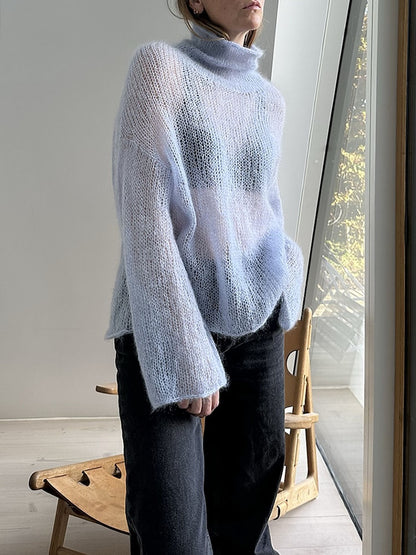 Light Loop High Neck | kevyt ja rento, valmistettu Le Petit Silk & Mohair -langasta, Biches & Bûches
