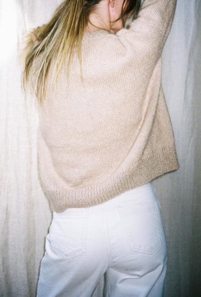 Marlo-cardigan | klassisk og med et silkeblødt fald i Le Petit Organic Cotton og Le Petit Silk & Mohair fra Biches & Bûches