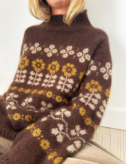 Mona Sweater | Flowerpower aus Tynn Peer Gynt und Tynn Silk Mohair von Sandnes Garn