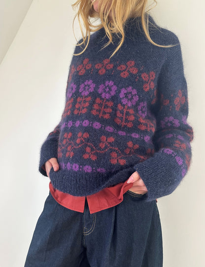 Mona Sweater | Flowerpower aus Tynn Peer Gynt und Tynn Silk Mohair von Sandnes Garn