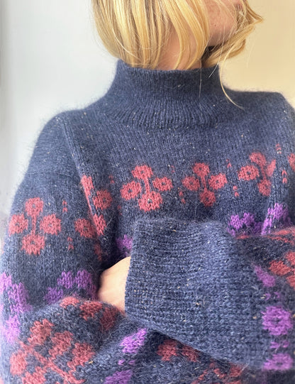 Mona Sweater | Flowerpower aus Tynn Peer Gynt und Tynn Silk Mohair von Sandnes Garn