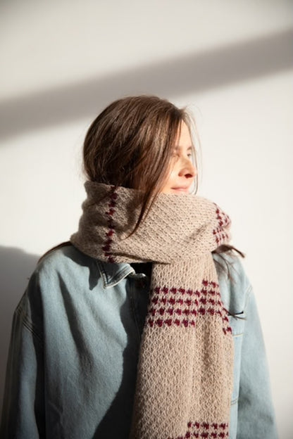 Morning Dust Scarf | enchanting cloth made from Le Petit Lambswool by Biches & Bûches