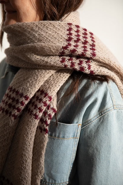 Morning Dust Scarf | enchanting cloth made from Le Petit Lambswool by Biches & Bûches