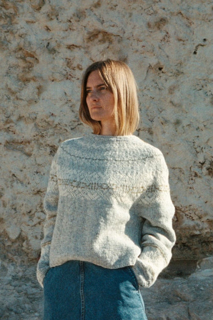 Norwegian Mountain Sweater | classic pattern in Le Lambswool by Biches & Bûches