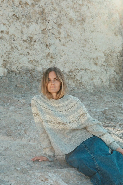 Norwegian Mountain Sweater | classic pattern in Le Lambswool by Biches & Bûches